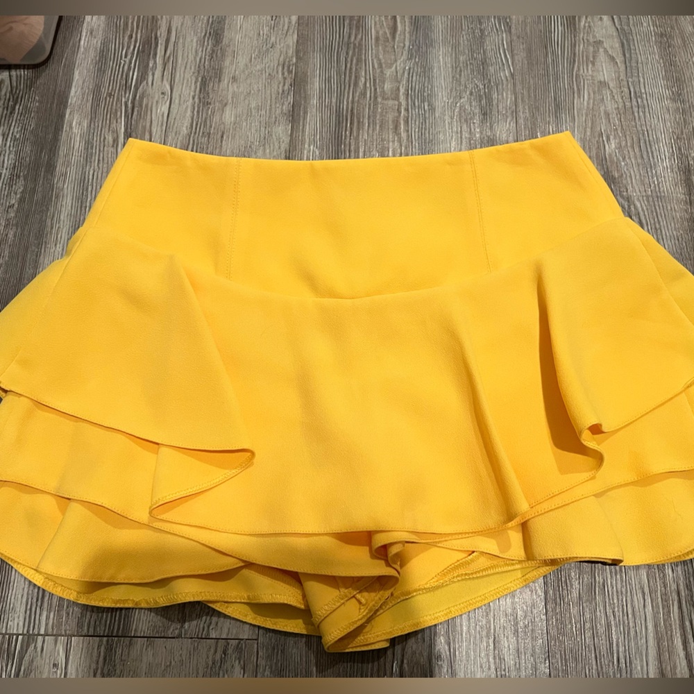Yellow Zara Skort